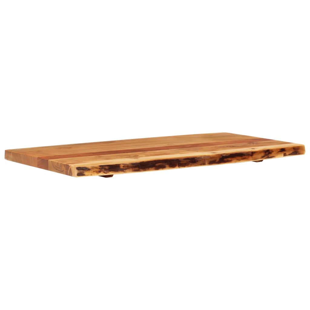 Piano per Vanità Bagno in Massello di Acacia 100x52x3,8 cm | homemem39