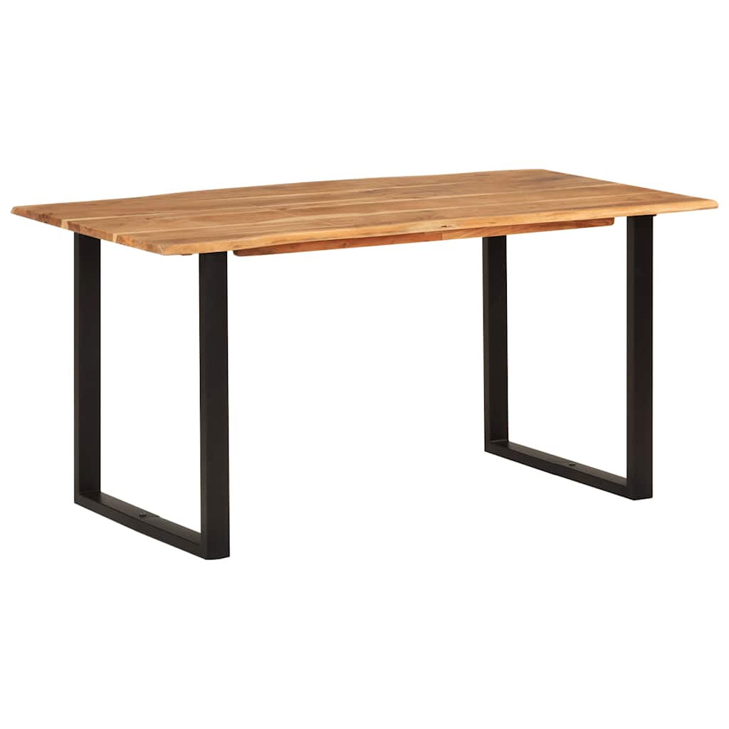 Tavolo da Pranzo 154x80x76 cm in Legno Massello di Acacia - homemem39