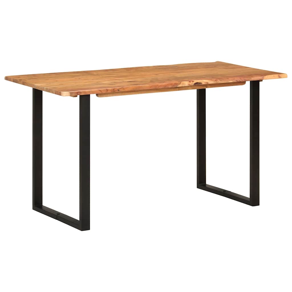Tavolo da Pranzo 140x70x76 cm in Legno Massello di Acacia - homemem39