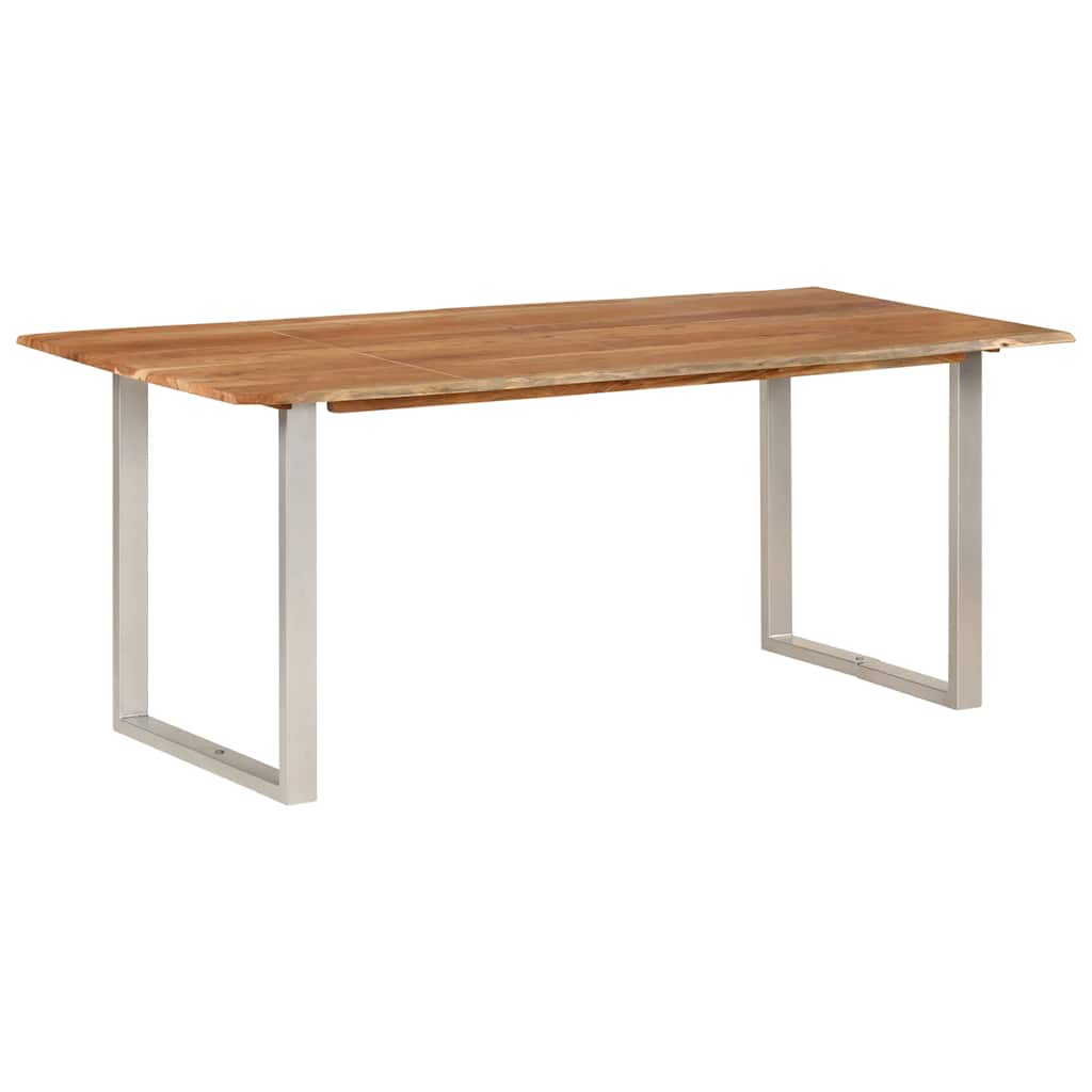 Tavolo da Pranzo 180x90x76 cm in Legno Massello di Acacia - homemem39
