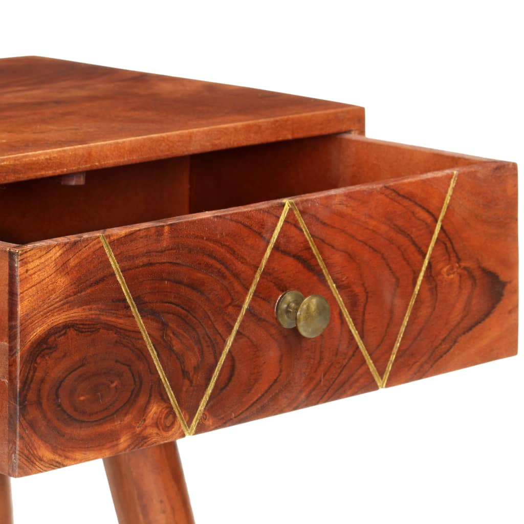 Tavolo Consolle 90x35x76 cm in Legno Massello d'Acacia - homemem39