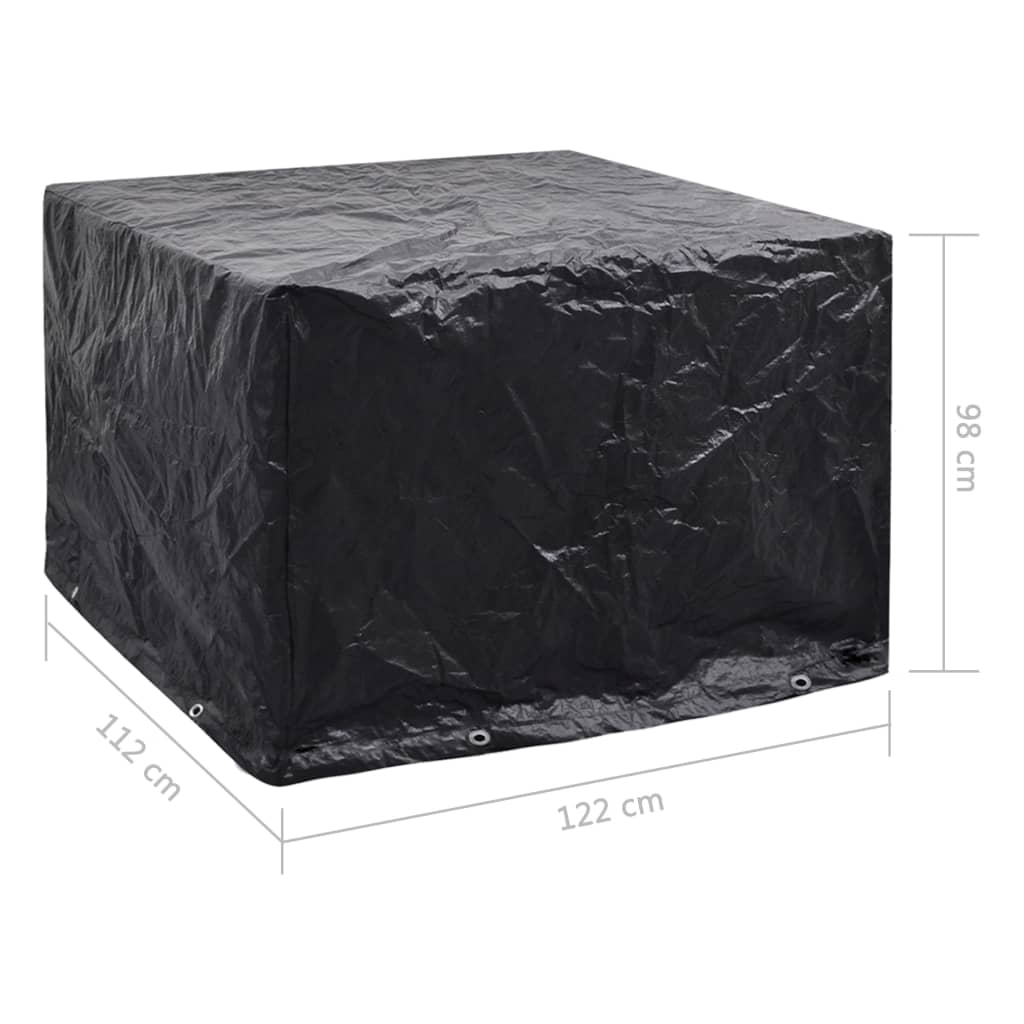 Coperture Arredi Giardino 2 pz 8 Occhielli 122x112x98 cm | homemem39