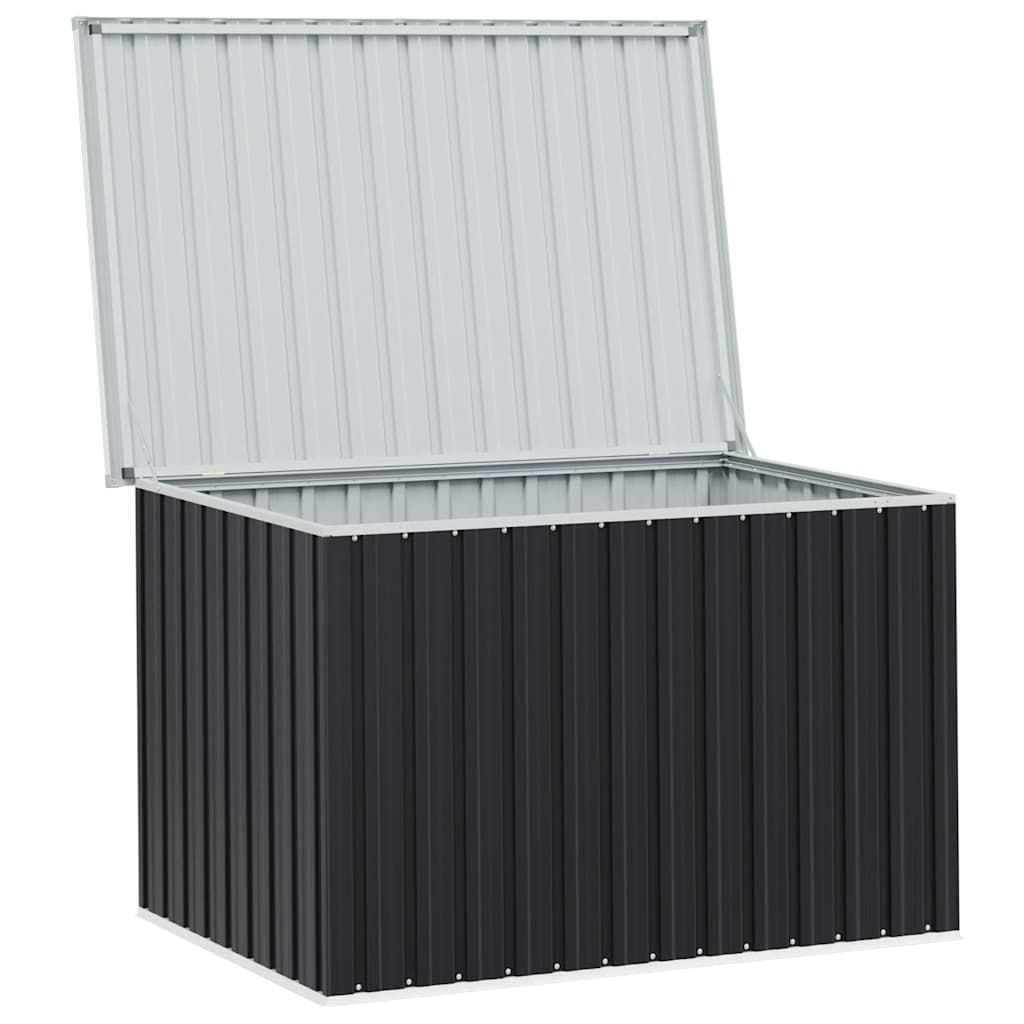 Baule da Giardino Antracite 149x99x93 cm - homemem39