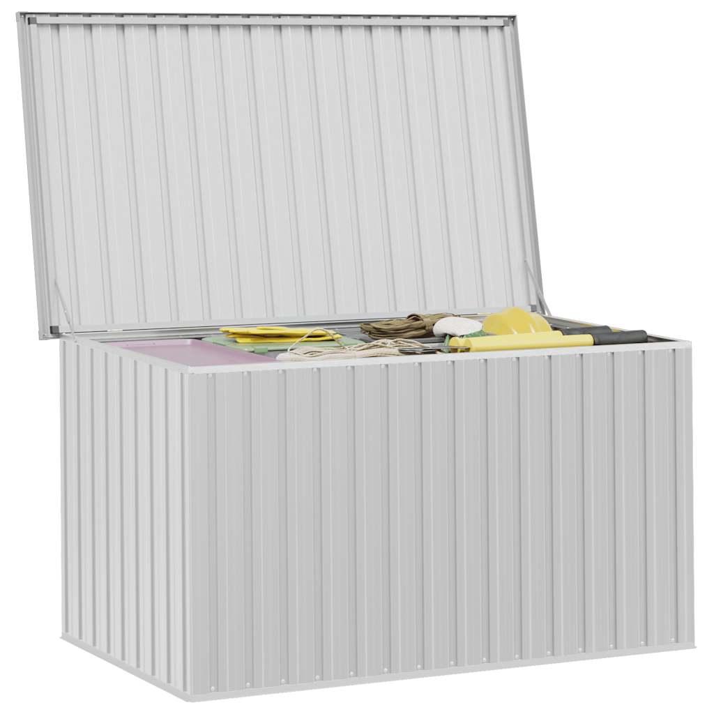 Baule da Giardino Grigio 171x99x93 cm | homemem39