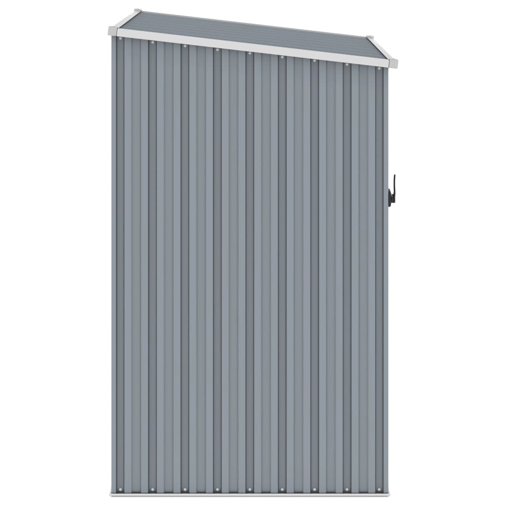 Capanno da Giardino Grigio 87x98x159 cm in Acciaio Zincato - homemem39