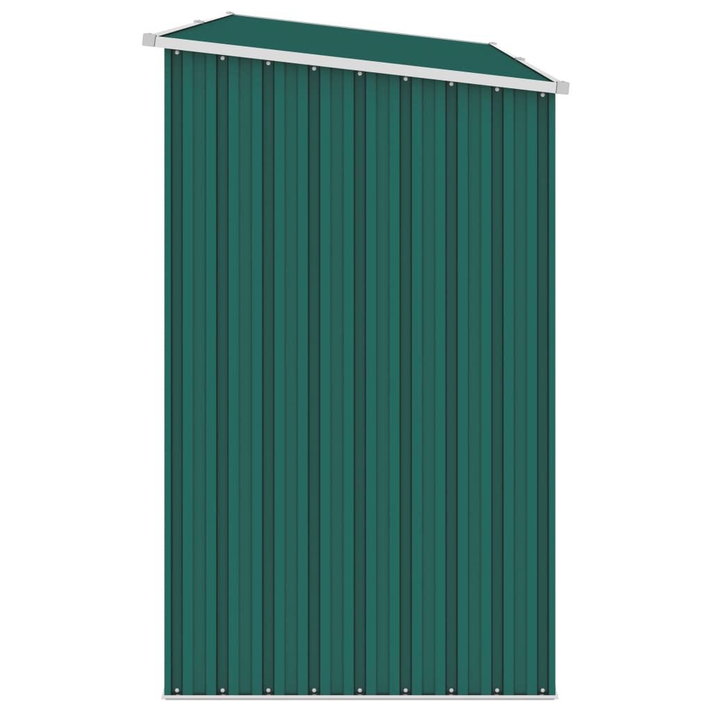 Capanno per Legna Verde 245x98x159 cm in Acciaio Zincato - homemem39