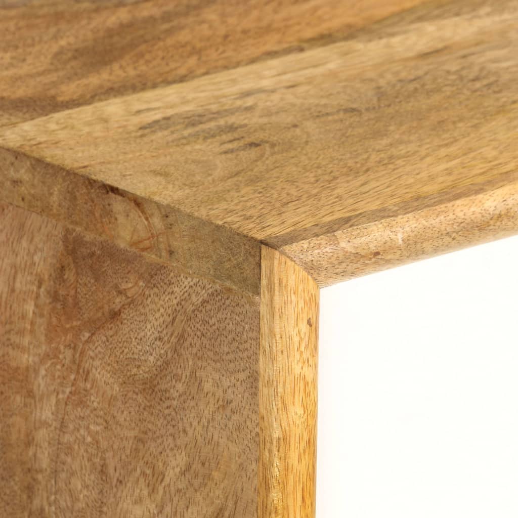 Credenza 110x30x82 cm in Legno Massello di Mango