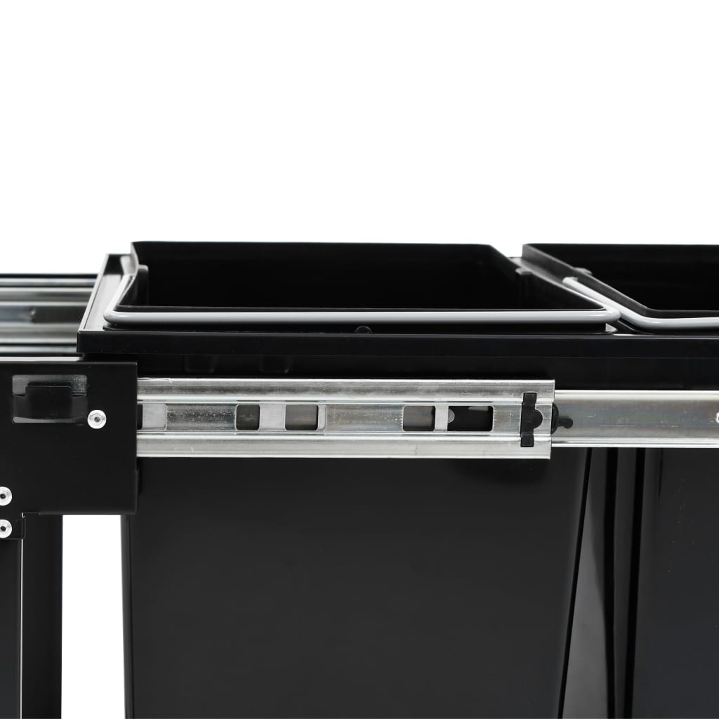Cestino Estraibile per Mobile Cucina Chiusura Ammortizzata 36L - homemem39