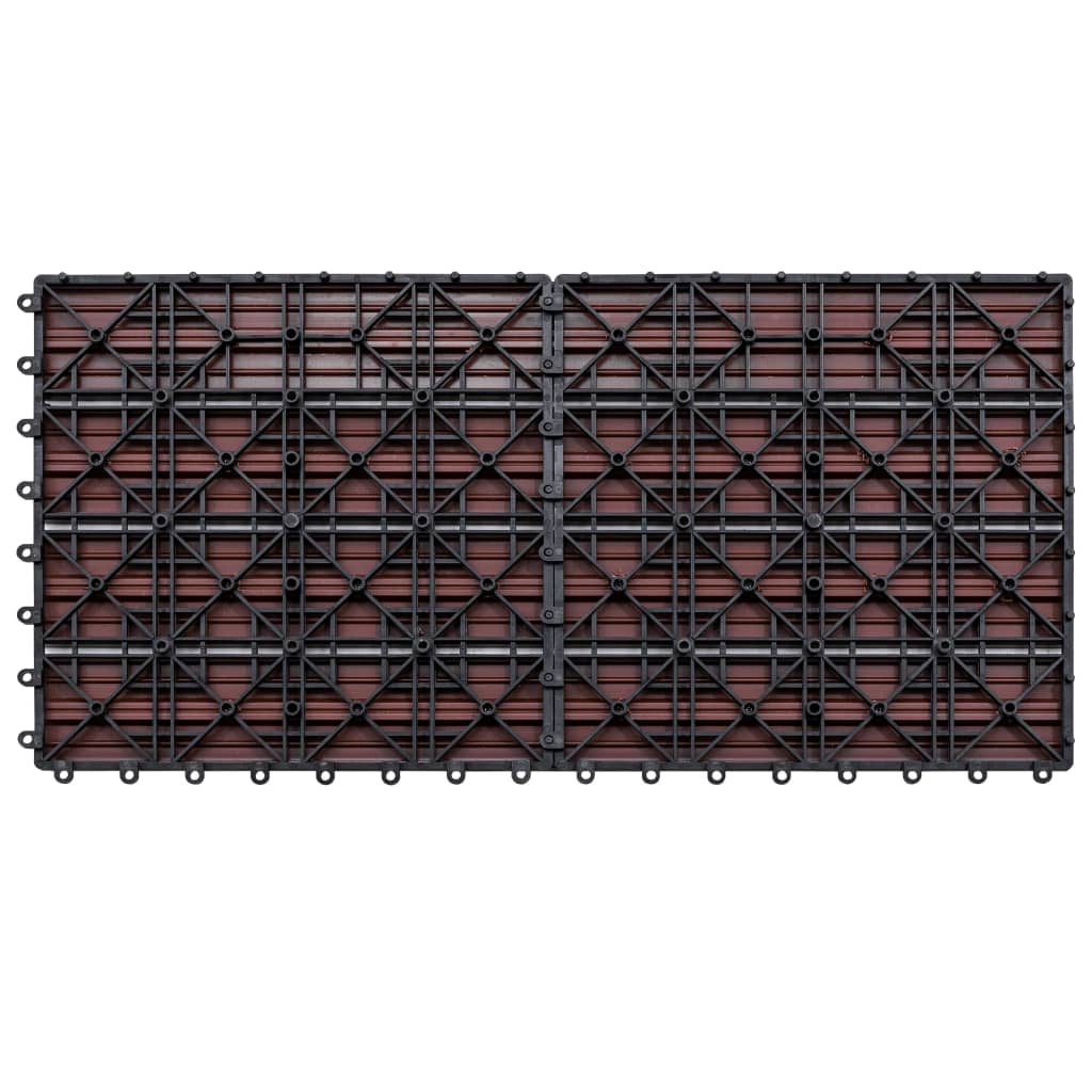 Pannelli in WPC 60x30 cm 6 pz 1m² Marrone - homemem39
