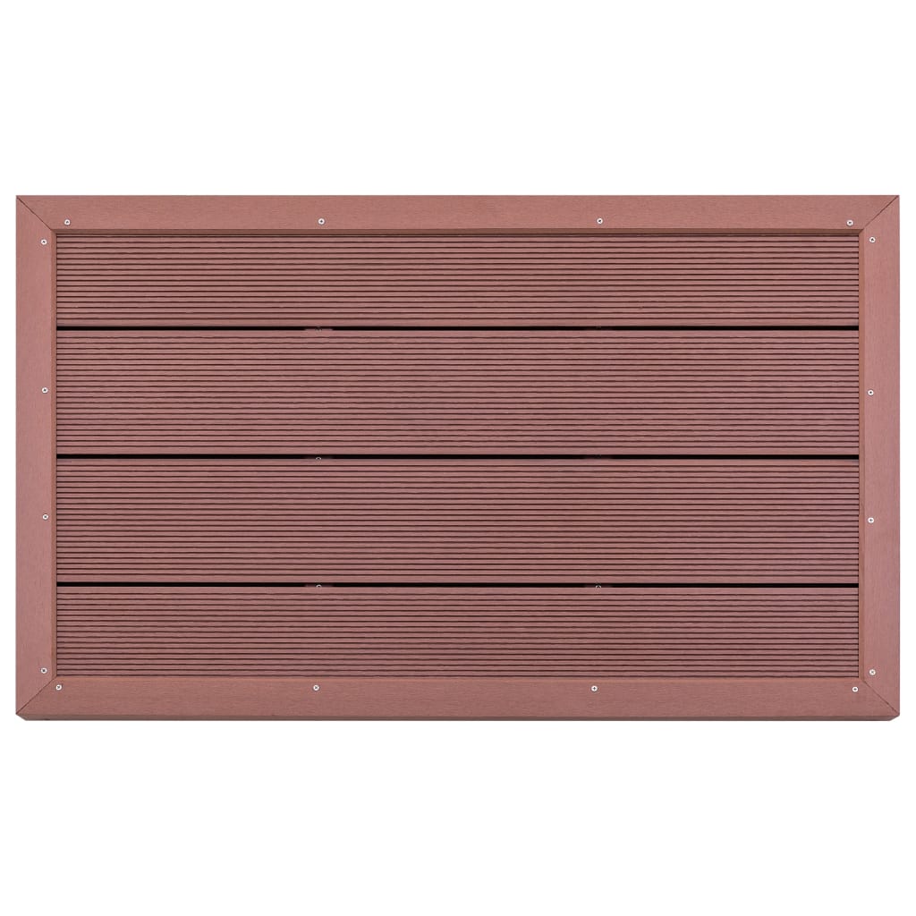 Pedana per Doccia Solare Marrone 101x63x5,5 cm in WPC - homemem39