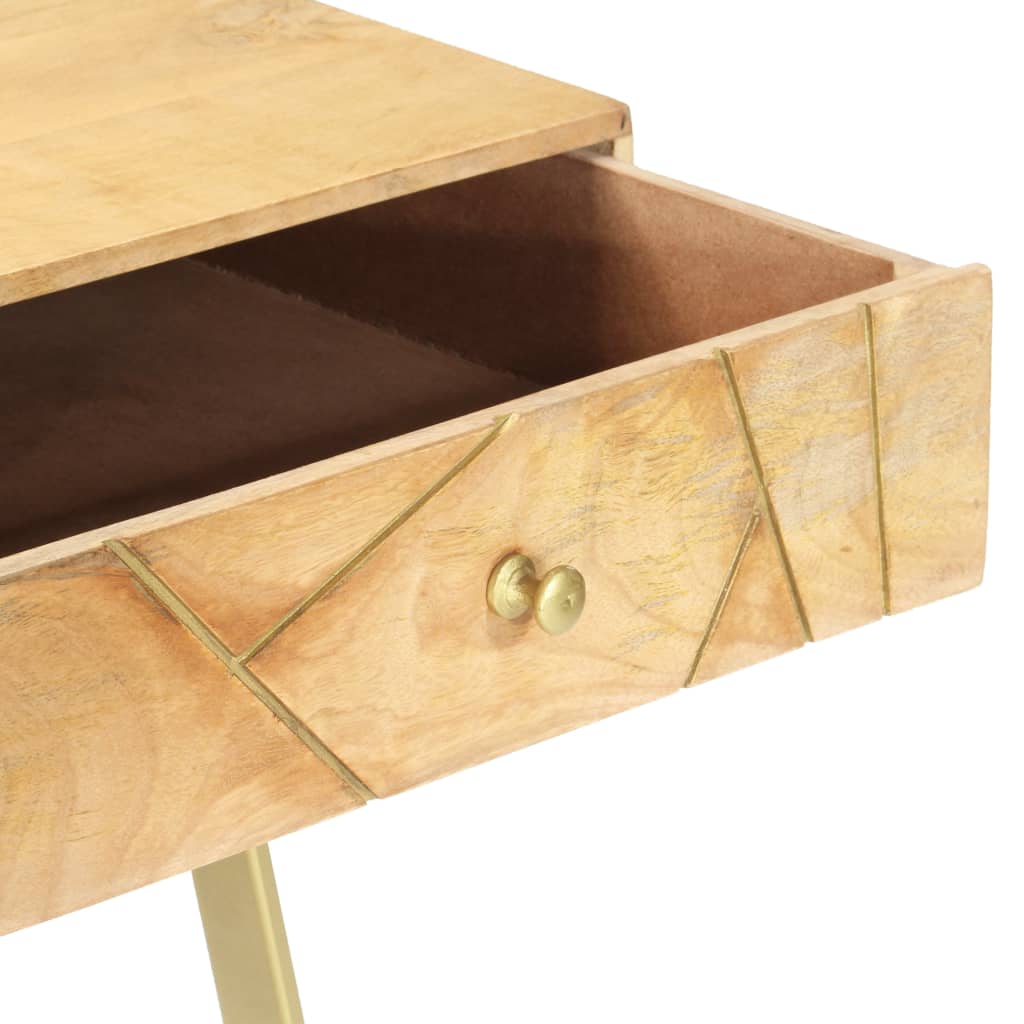 Scrivania con Cassetti 100x55x75 cm Legno Massello di Mango - homemem39