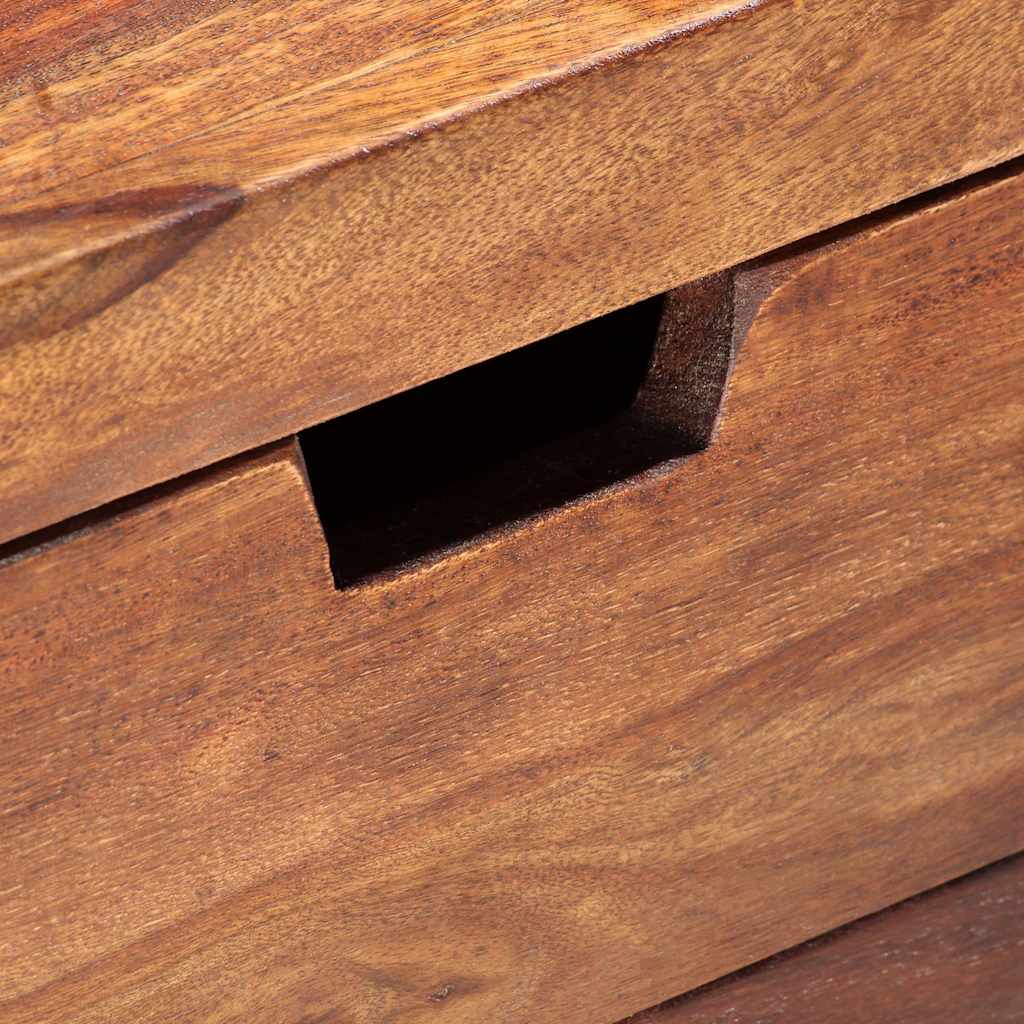 Comodino 40x30x50 cm in Legno Massello di Acacia