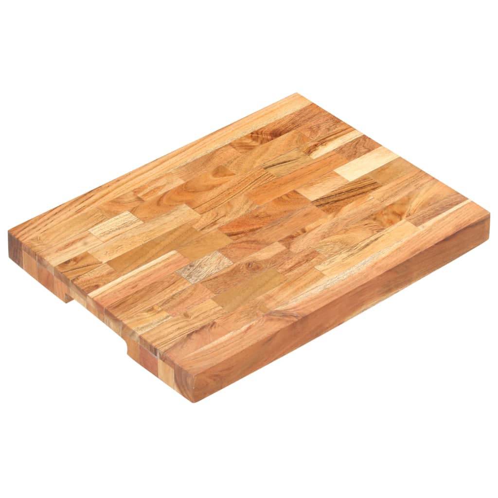 Tagliere 40x30x4 cm in Legno Massello di Acacia - homemem39