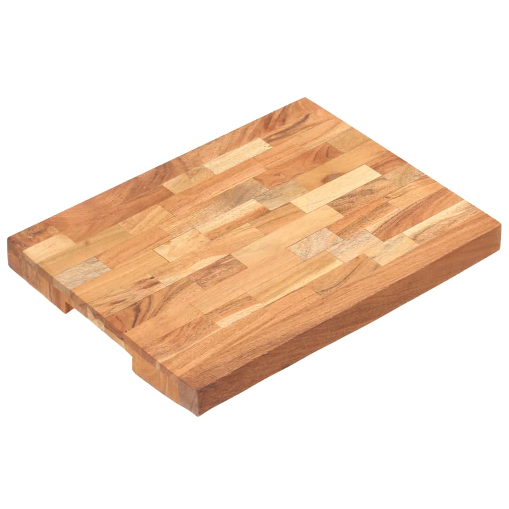 Tagliere 40x30x4 cm in Legno Massello di Acacia - homemem39