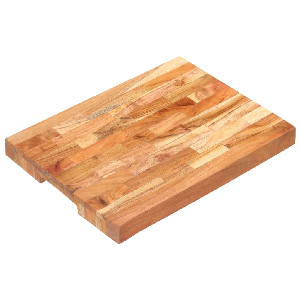 Tagliere 40x30x4 cm in Legno Massello di Acacia - homemem39