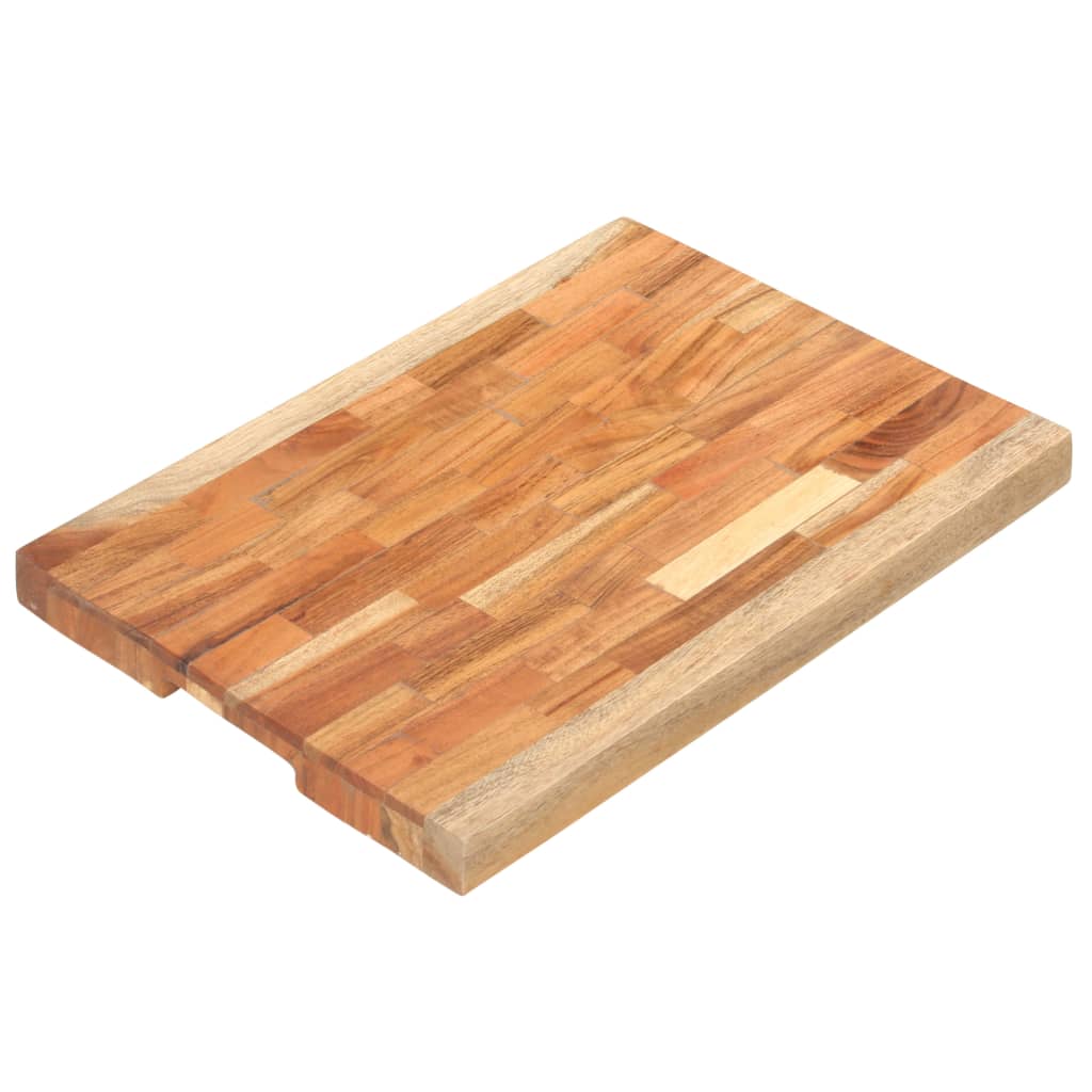 Tagliere 50x35x4 cm in Legno Massello di Acacia - homemem39