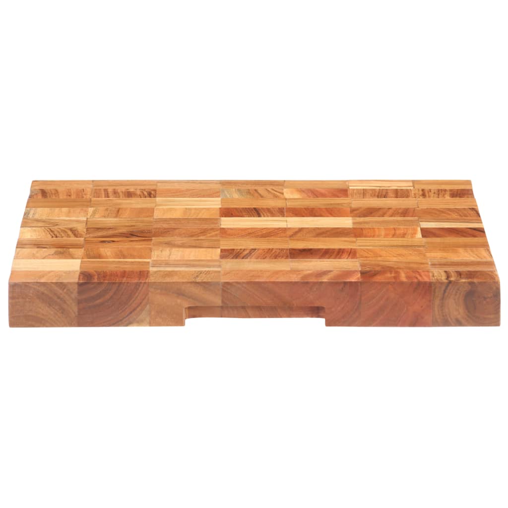 Tagliere 50x34x3,8 cm in Legno Massello di Acacia - homemem39