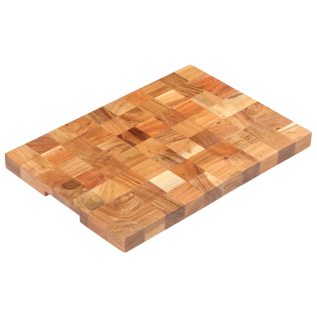 Tagliere 50x34x3,8 cm in Legno Massello di Acacia - homemem39
