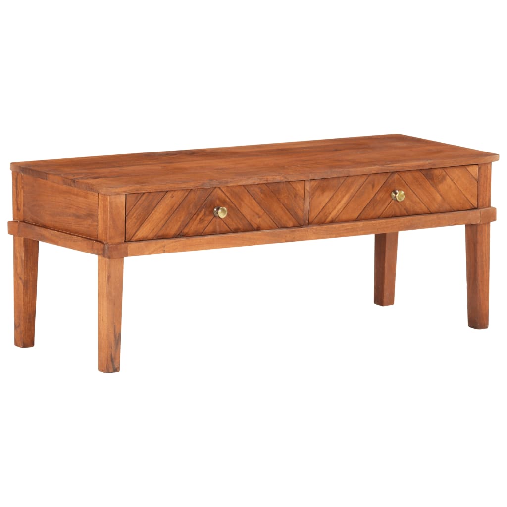 Mobile Porta TV 110x40x41 cm in Legno Massello di Acacia