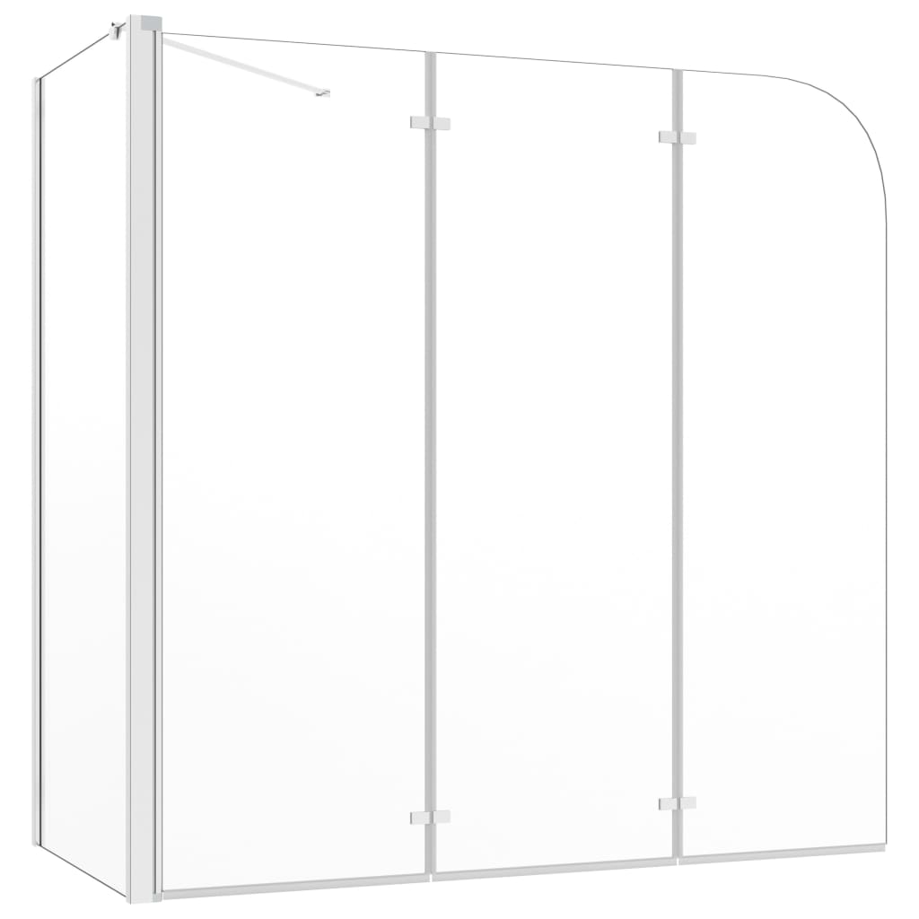 Cabina da Bagno 120x69x130 cm in Vetro Temperato Trasparente - homemem39