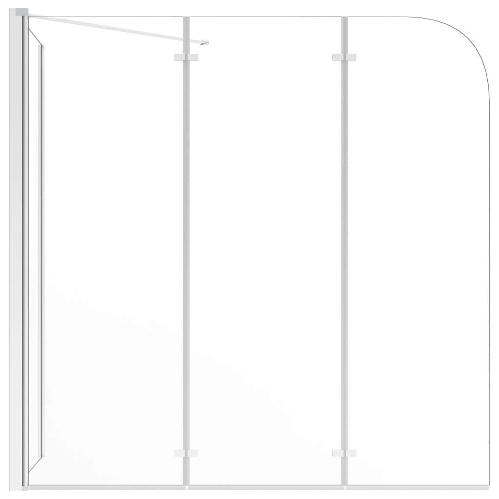 Cabina da Bagno 120x69x130 cm in Vetro Temperato Trasparente - homemem39