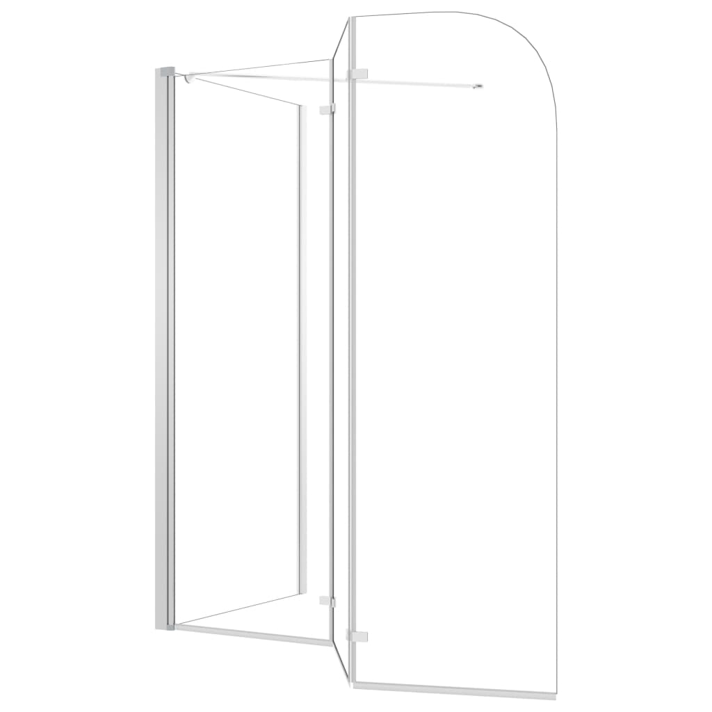 Cabina da Bagno 120x69x130 cm in Vetro Temperato Trasparente - homemem39