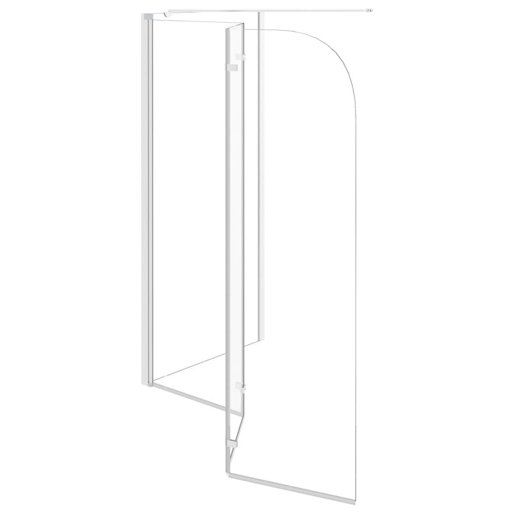 Cabina da Bagno 120x69x130 cm in Vetro Temperato Trasparente - homemem39