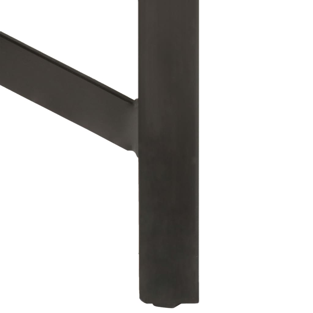Tavolo da Bar 150x70x107 cm in Legno Ruvido di Mango - homemem39
