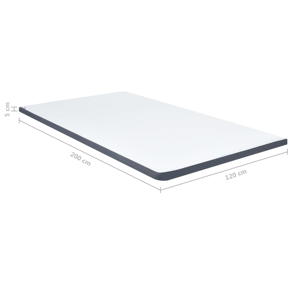 Protezione per Materasso a Molle Insacchettate 200x120x5 cm Morbidezza Media - homemem39