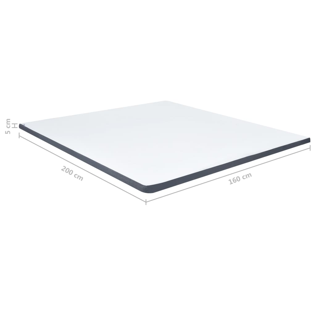 Protezione per Materasso a Molle Insacchettate 200x160x5 cm Morbidezza Media - homemem39