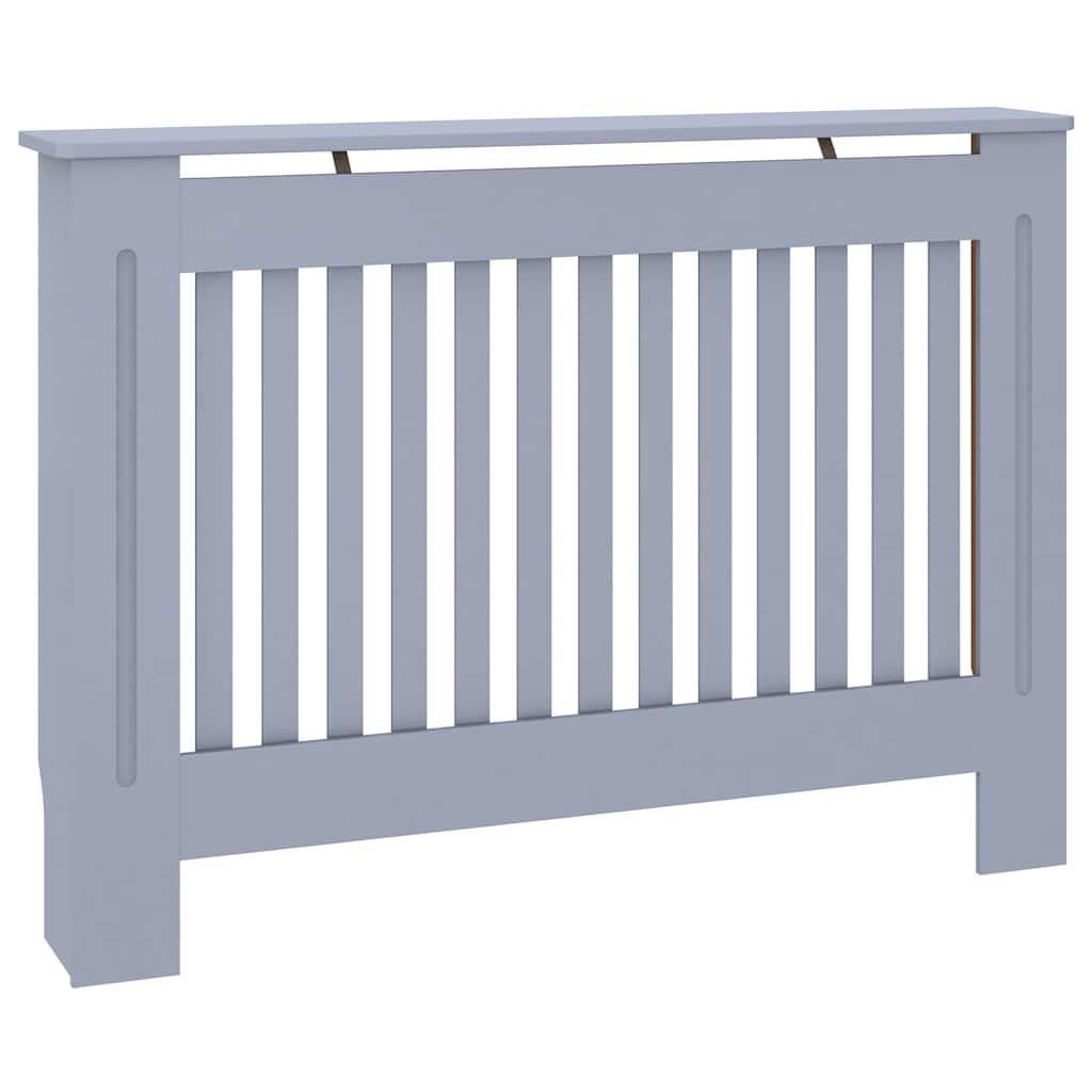 Copertura per Radiatore Antracite 112x19x81,5 cm in MDF - homemem39