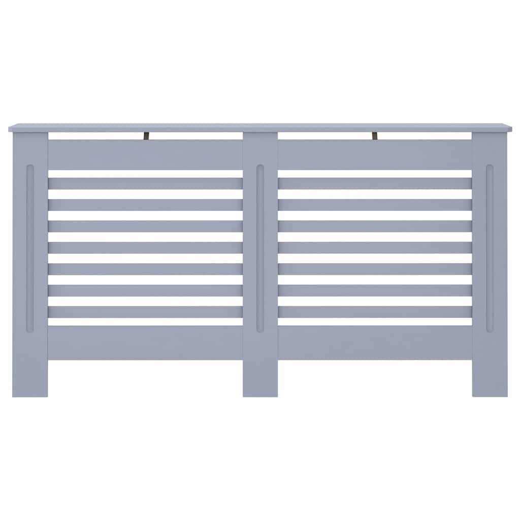 Copertura per Radiatore Antracite 152x19x81,5 cm in MDF - homemem39