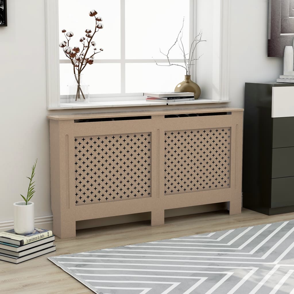 Copertura per Radiatore 152x19x81,5 cm in MDF - homemem39