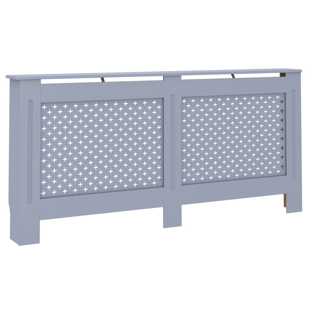 Copertura per Radiatore Antracite 172x19x81 cm in MDF - homemem39