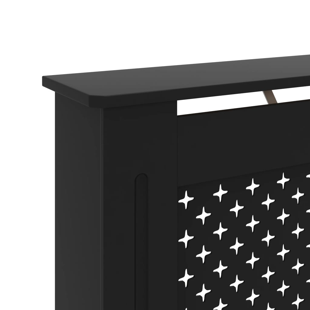 Copertura per Radiatore Nera 172x19x81 cm in MDF - homemem39
