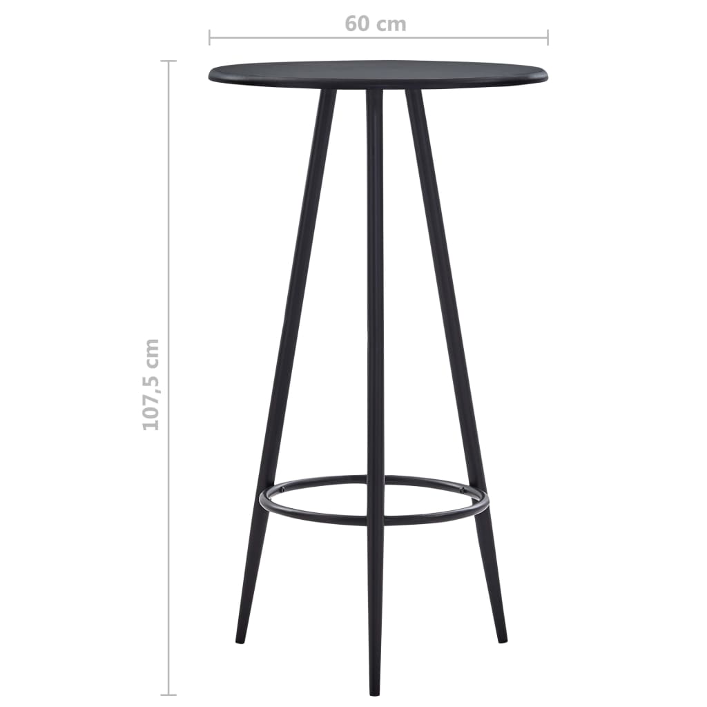 Set da Bar 5 pz in Plastica Nero - homemem39