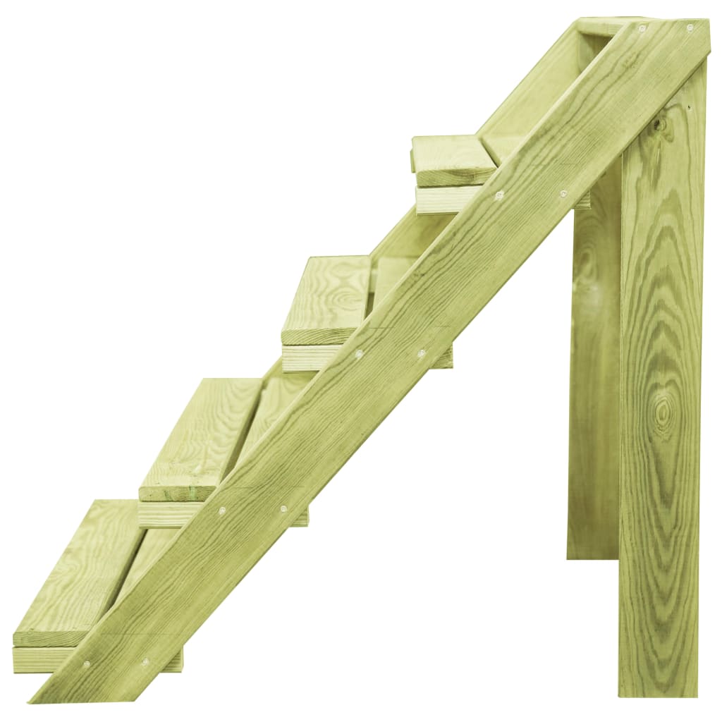 Piedistallo per Piante 80x80x80 cm Legno di Pino Impregnato - homemem39