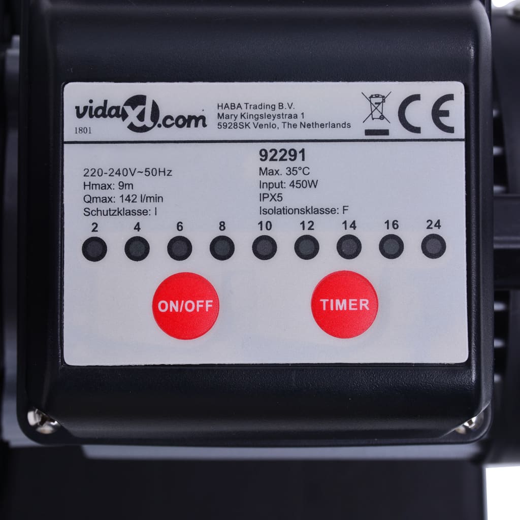 Pompa con Filtro a Sabbia con Timer 450 W 25 L - homemem39