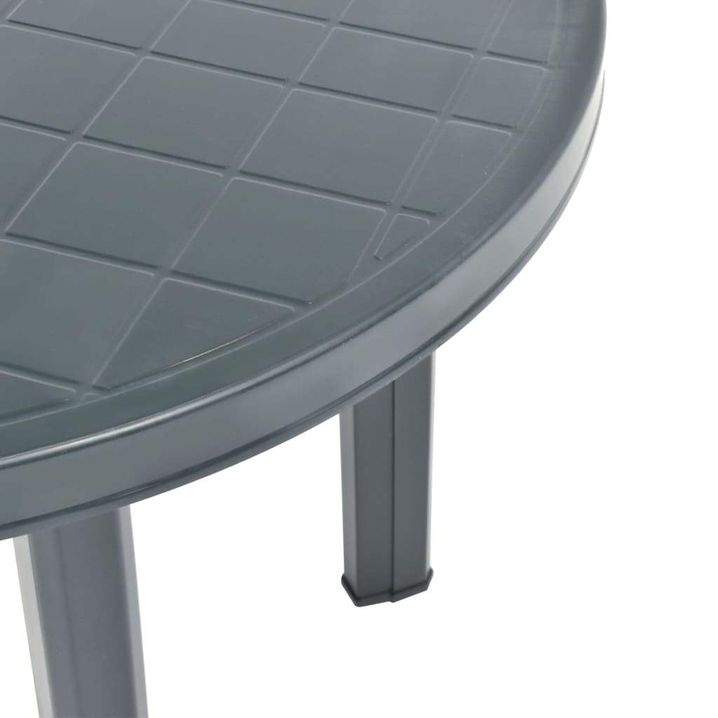 Green Garden Table 89 cm in Plastic