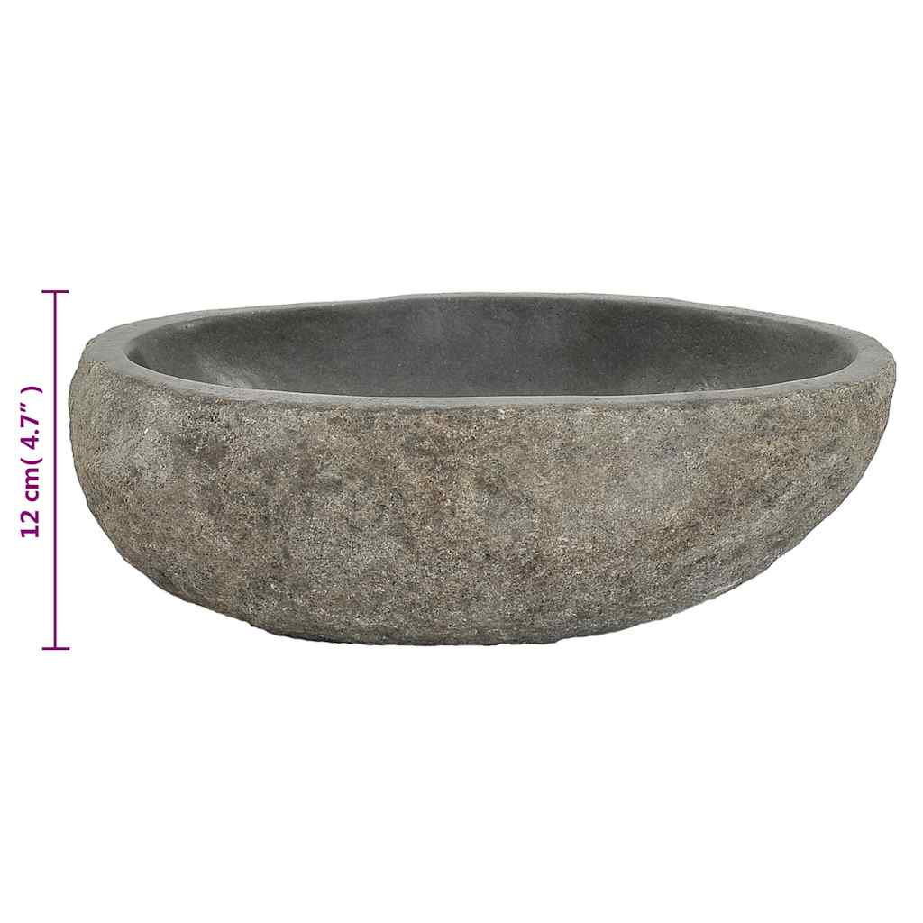 Lavandino in Pietra di Fiume Ovale (29-38)x(24-31) cm - homemem39