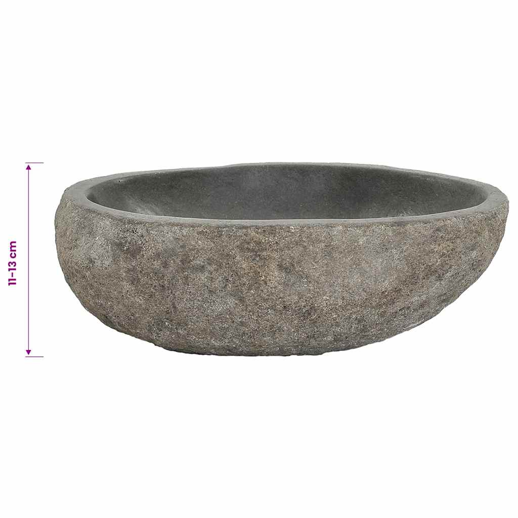 Lavandino in Pietra di Fiume Ovale (29-38)x(24-31) cm | homemem39