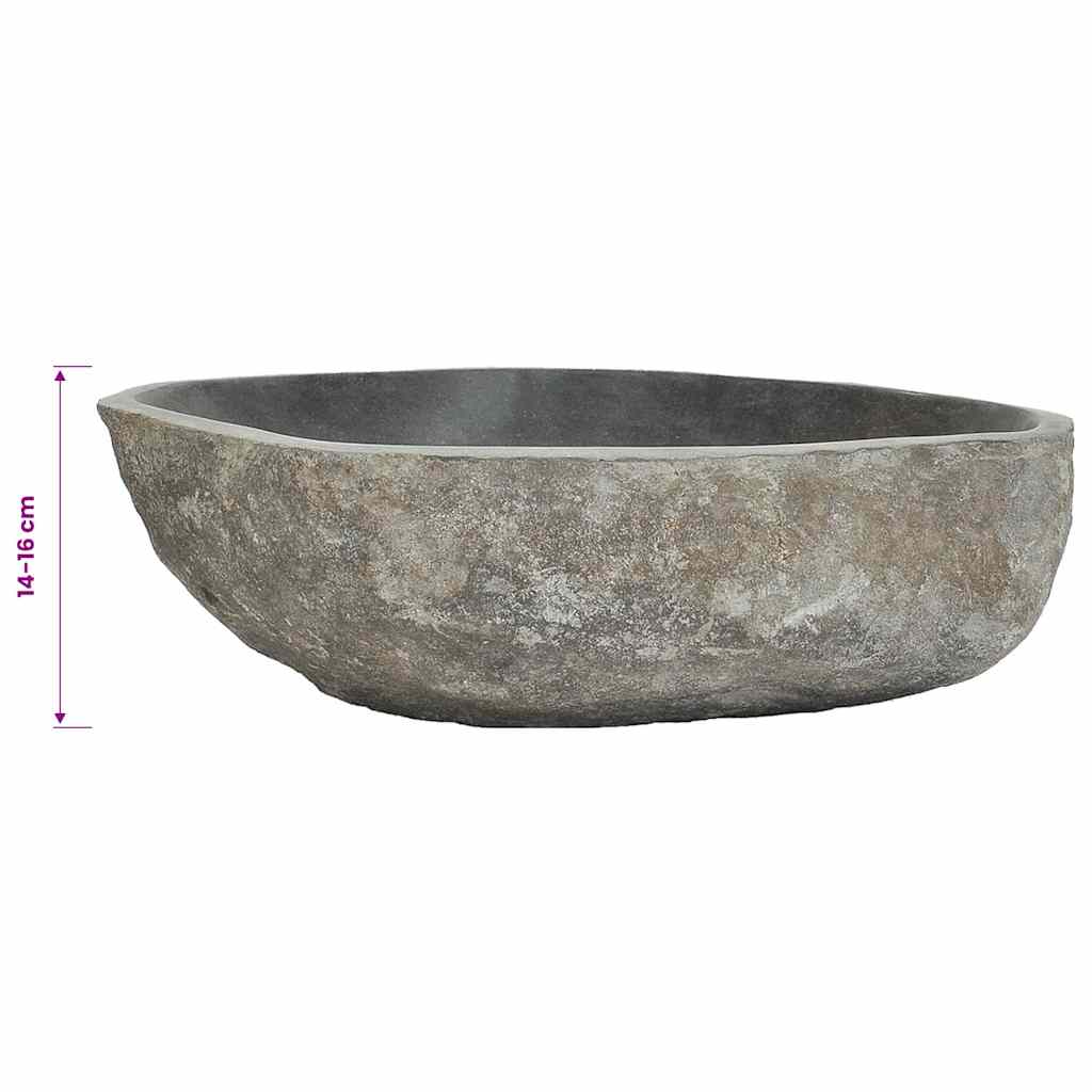Lavandino in Pietra di Fiume Ovale (45-53)x(34-41) cm | homemem39