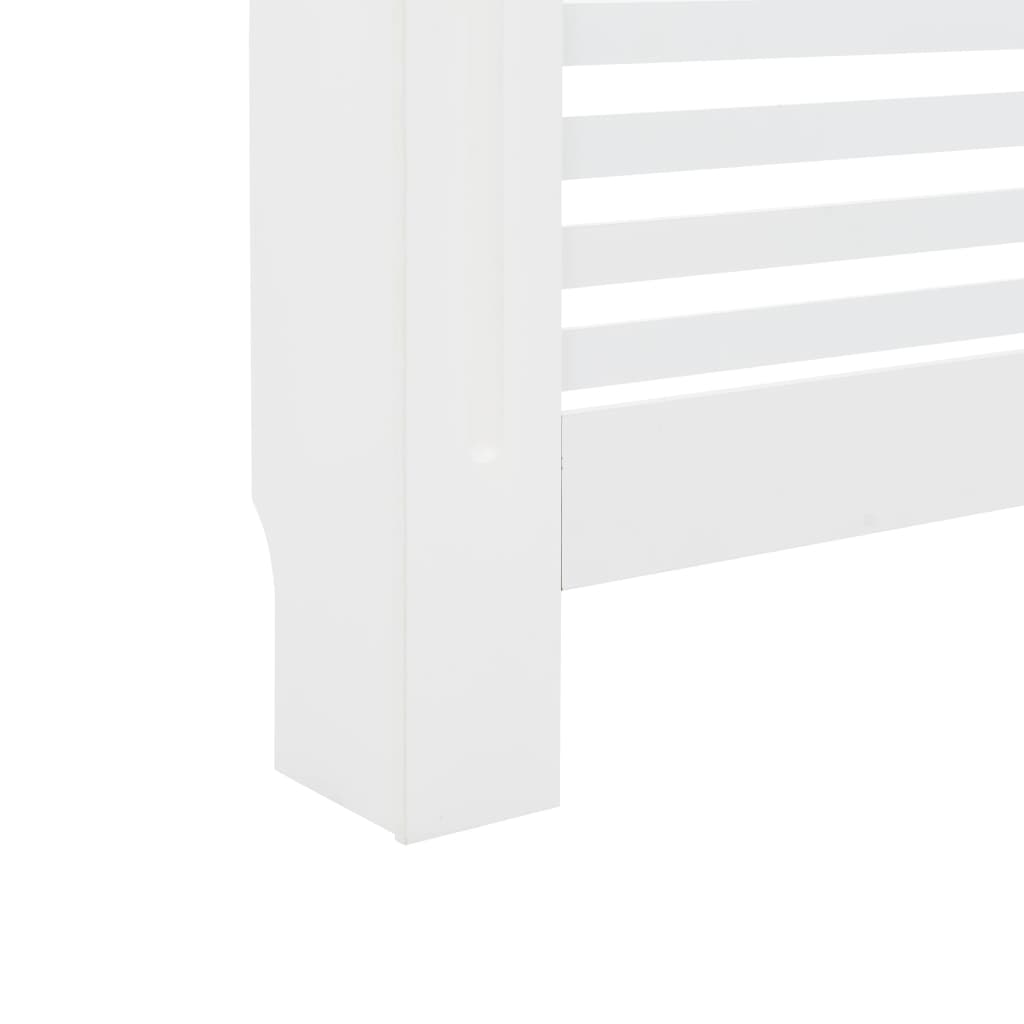 Coperture per Radiatori 2 pz Bianche 112x19x81,5 cm in MDF - homemem39