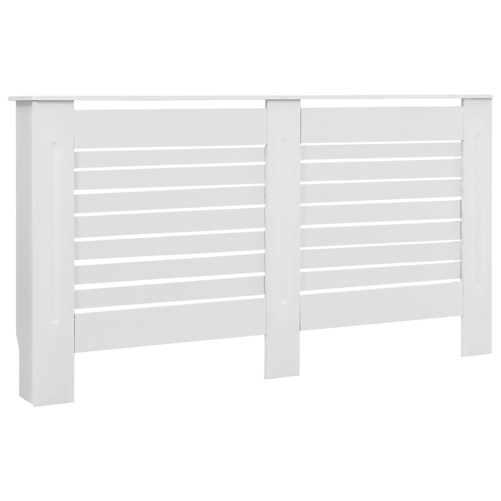 Coperture per Radiatori 2 pz Bianche 152x19x81,5 cm in MDF - homemem39