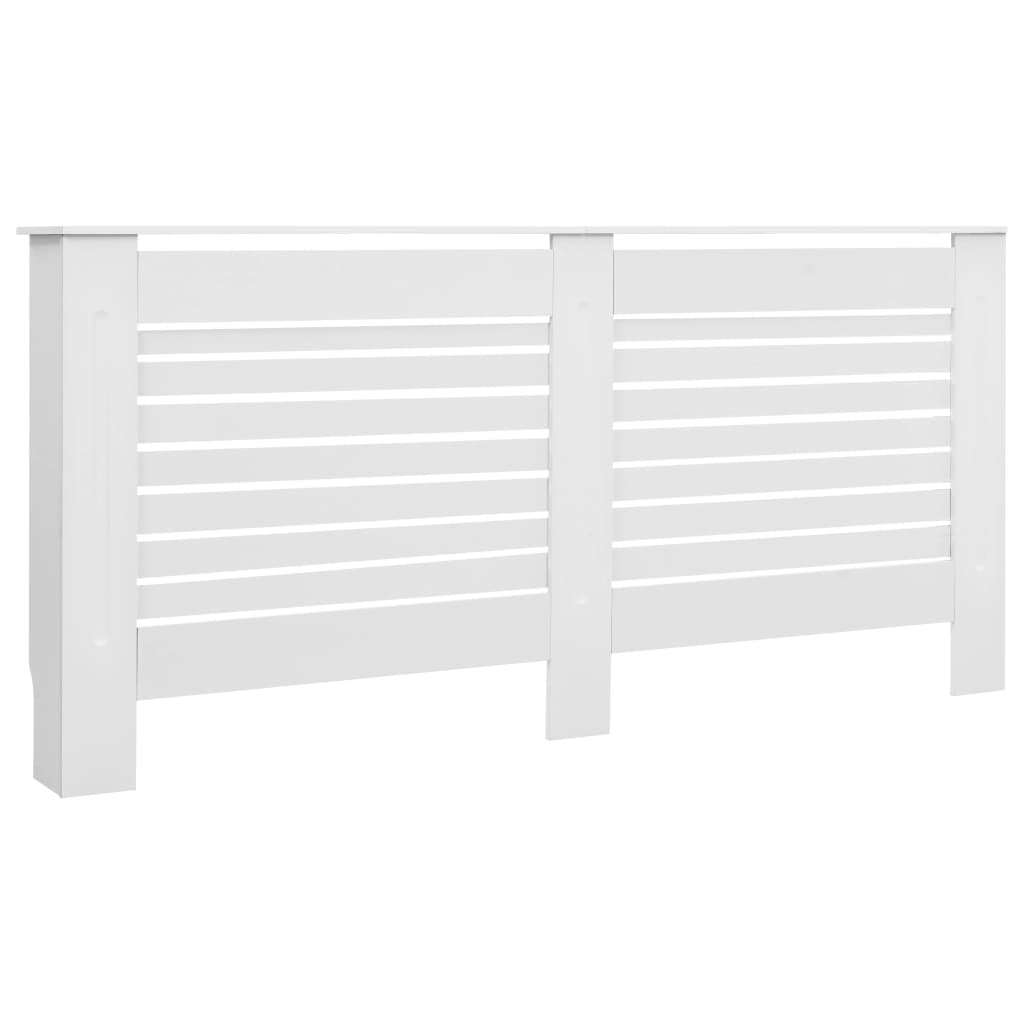 Coperture per Radiatori 2 pz Bianche 172x19x81,5 cm in MDF - homemem39