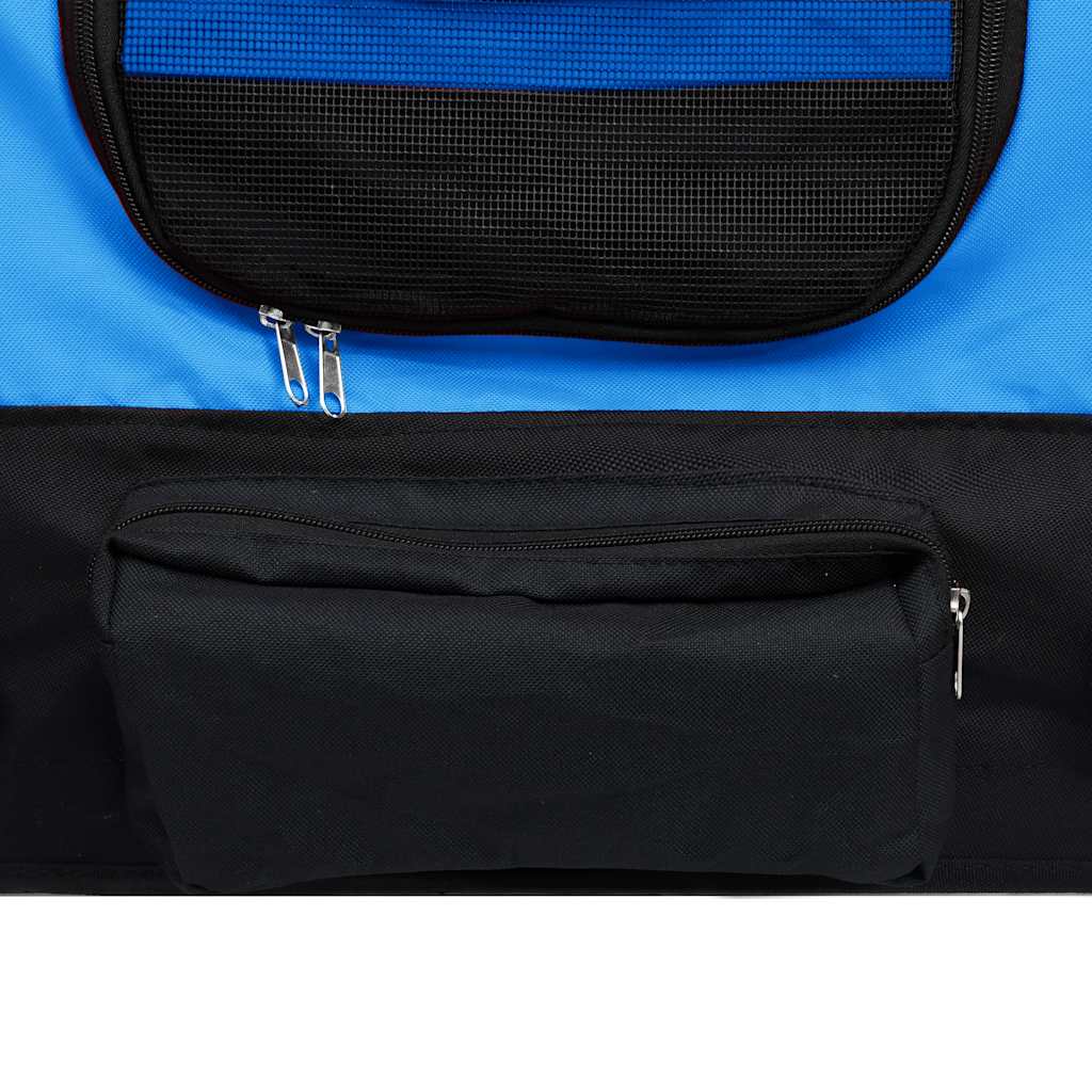 Rimorchio da Bici per Animali Carrello Jogging 2in1 Blu e Nero - homemem39