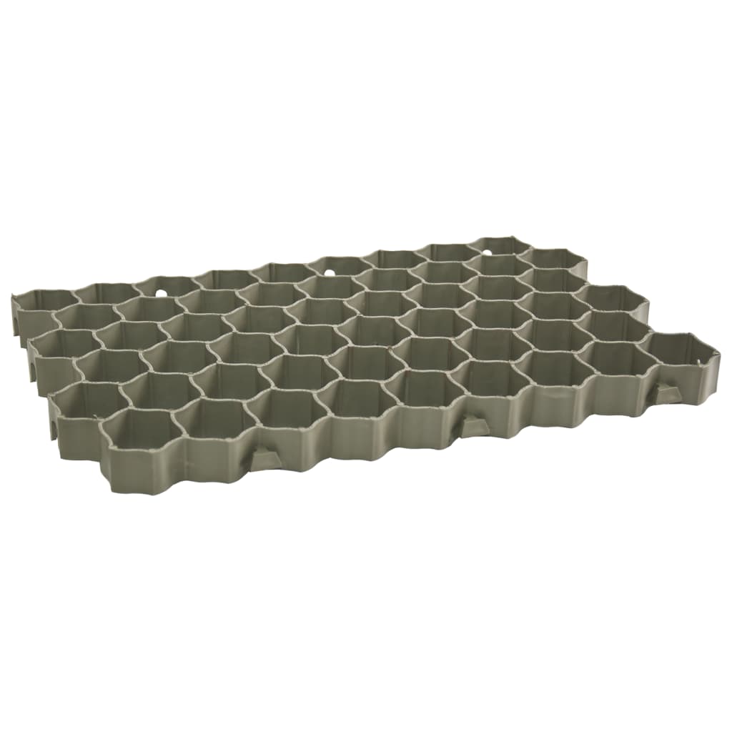 Griglie per l'Erba 16 pz Verdi 60x40x3 cm in Plastica - homemem39
