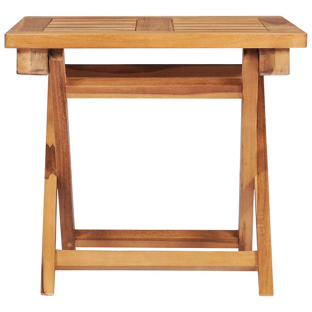 2 pcs Sun Loungers with Solid Teak Wood Table