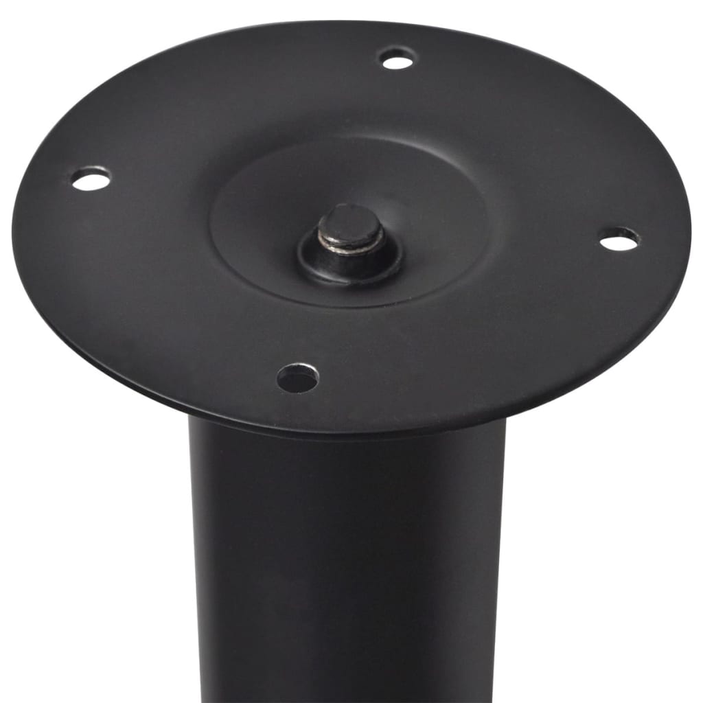 Gambe Telescopiche per Tavolo 4 pz Nero 710-1100 mm - homemem39