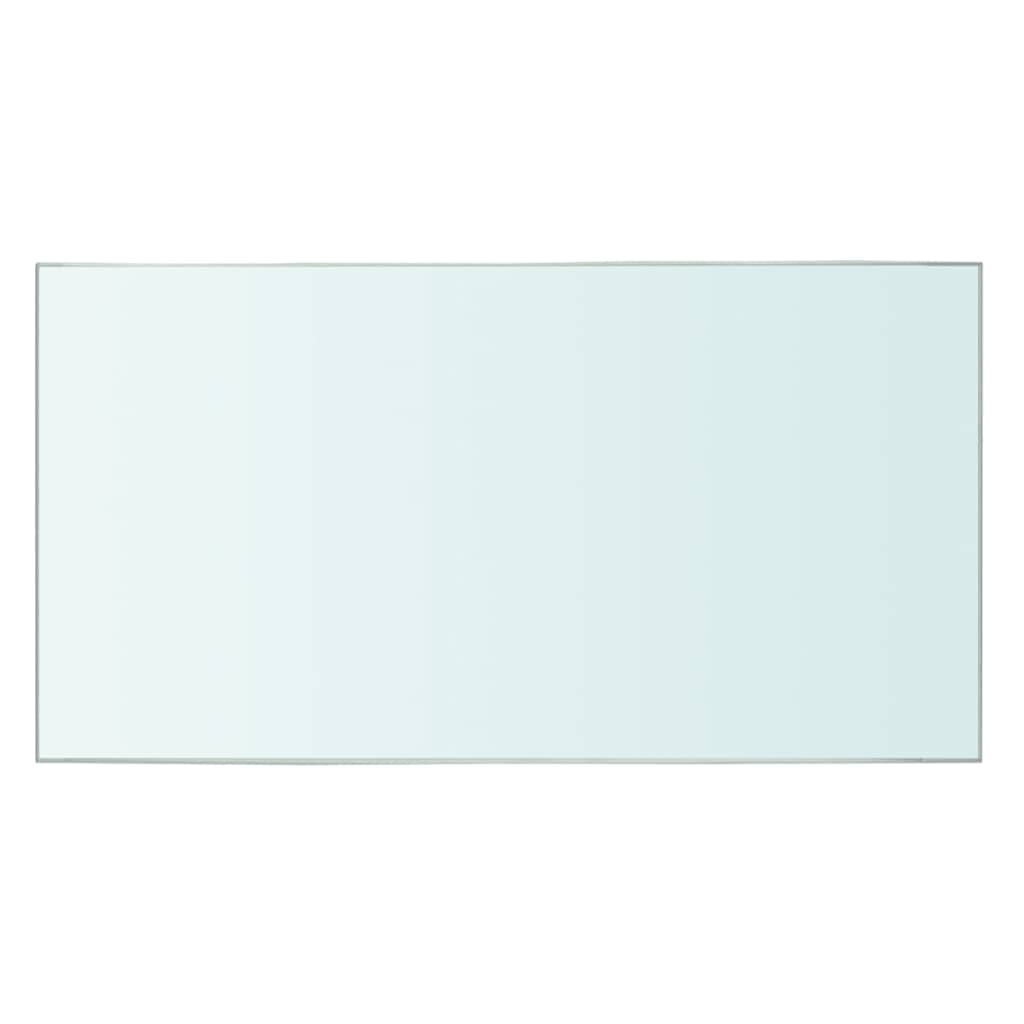 Mensole in Vetro Trasparente 2 pz 20x30 cm | homemem39